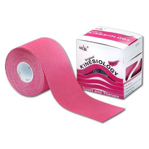 Nasara Kinesiology Tape, pink, 5 cm x 5 m, 1 Stück