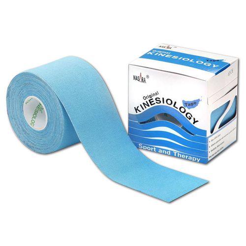 Nasara Kinesiology Tape, blau, 5 cm x 5 m, 1 Stück