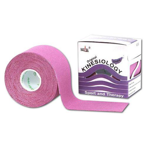 Nasara Kinesiology Tape, lila, 5 cm x 5 m, 1 Stück