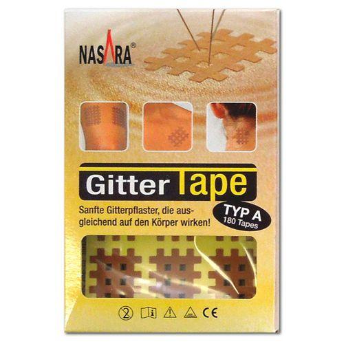 Nasara Gitter Tape, Typ A, 3 x 4 cm, 180 Stück