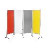 Paravent, 4-flügelig, auf Laufrollen fahrbar, 1 Stück
