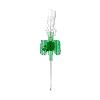 HS Sicherheitskanüle IV, mit Injektionsport und Flügel, grün, 18 G x 32 mm, Packung 50 Stück