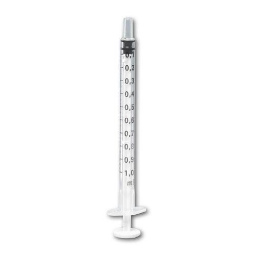 HS Feindosierungsspritze, 3-teilig, Luer-Ansatz, 1 ml, 100 Stück