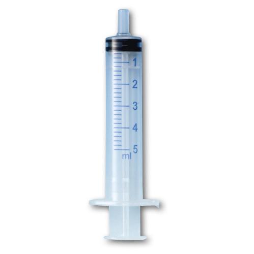 HS Einmalspritzen, 3-teilig, Luer-Ansatz, 5 ml, 100 Stück