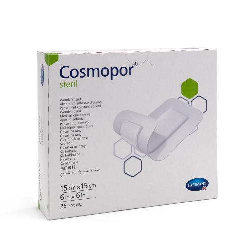 Cosmopor steril, Wundverband 15 x 15 cm, 25 Stück