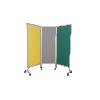 Paravent, 3-flügelig, auf Laufrollen fahrbar, 1 Stück
