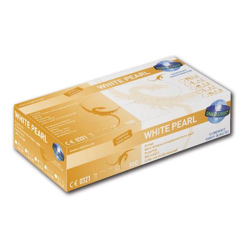 Unigloves White Pearl Nitril, M, 100St