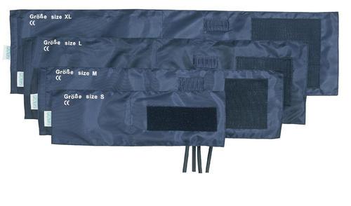 Klettmanschette Erwachsene, für BOSO Hand-Geräte, schwarz, Einschlauch-Modell, 14 x 53 cm, 1 Stück