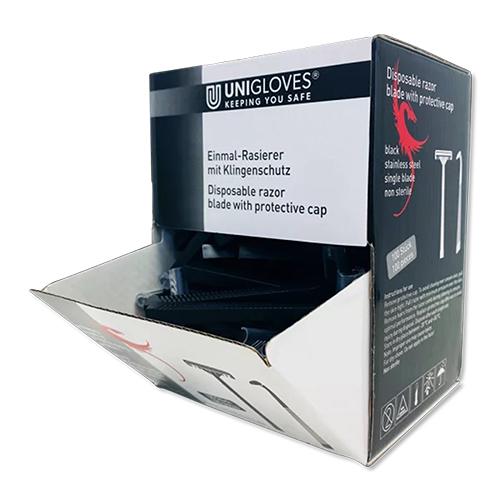 Unigloves Einmalrasierer einschneidig, 100 Stück