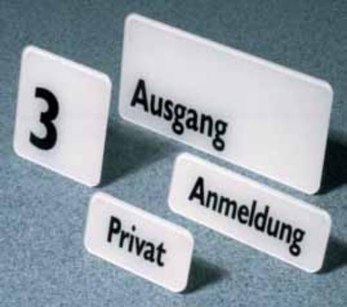 Schild, Rundeck, Wartezimmer, 30 x 13,5 cm, 1 Stück