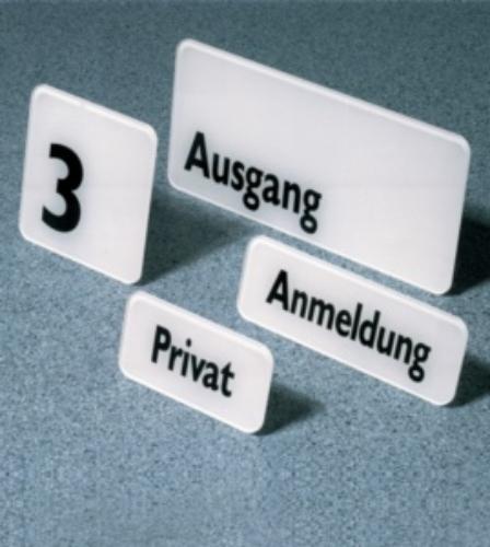Schild, Rundeck, Wartezimmer, 30 x 13,5 cm, 1 Stück