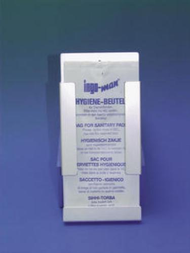 Hygienebeutel-Wandhalter, Aluminium mattiert, 1St