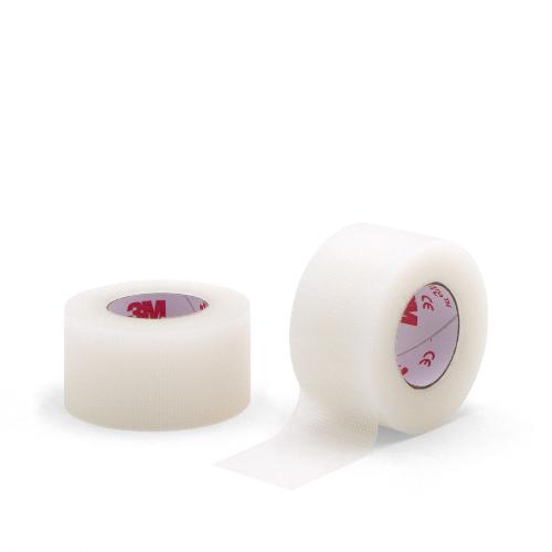 Transpore Rollenpflaster, transparent, 2,5cm x 9,1m, Packung 12 Rollen