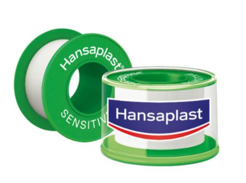 Hansaplast Sensitiv, 2,5 cm x 5 m, 1 Packung