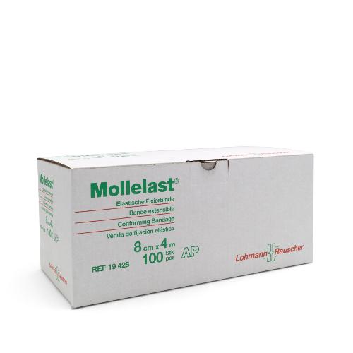 Mollelast Fixierbinden, 8 cm x 4 m, 100 Stück Packung