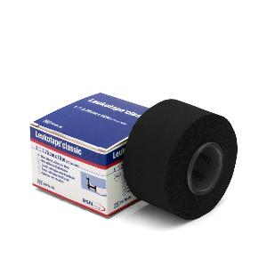 Leukotape classic color, 3,75 cm x 10 m, schwarz, 12 Stück