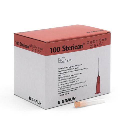 Sterican, Einmal-Kanülen, Ø 0,50 x L 25 mm, orange, 12/23, 100 Stück