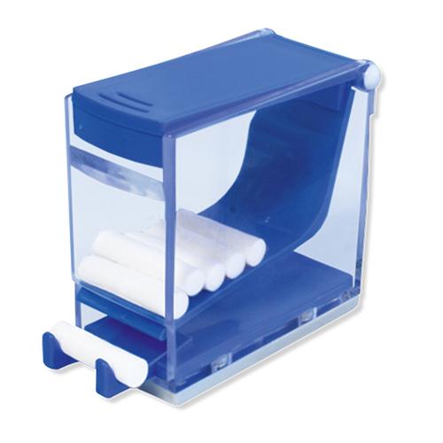 HS Maxima Watterollenspender mit Taster, für 50 Watterollen, blau, 1 Stück