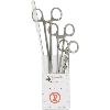 IUD Kit, Einmalinstrumente aus Metall/Kunststoff, steril, Set: Uterussonde, Kugelzange, Fasszange, Schere gebogen, 1 Set