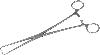 Kugelzange, Einmalinstrument aus Metall, steril, extra fein, Länge: 24 cm, 1 Stück