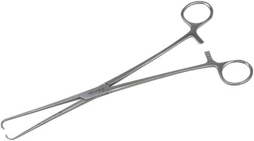 Kugelzange, Einmalinstrument aus Metall, steril, fein, Länge: 18 cm, 1 Stück