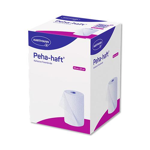 Peha-haft® Fixierbinde, latexfrei, 12cm x 21m, 1 Rolle