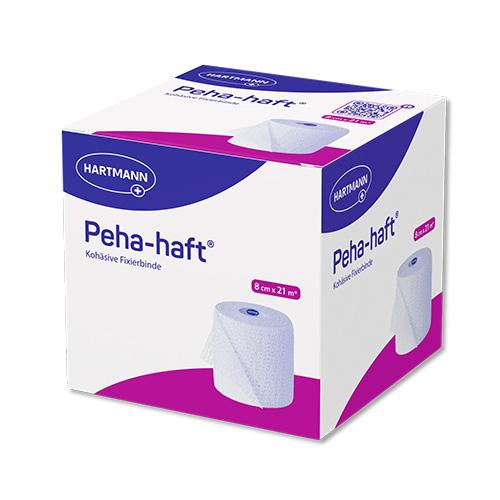 Peha-haft® Fixierbinde, latexfrei, 8cm x 21m, 1 Rolle