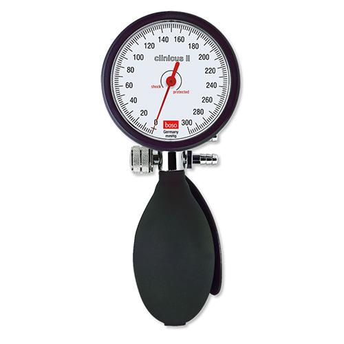 Boso clinicus II Blutdruckmessgerät, Farbe schwarz, mit Standard- Klettmanschette, 1 Stück