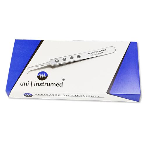 Transplantationspinzette mit Löchern – 4 mm 45 Grad 