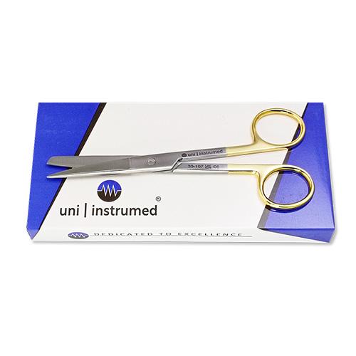 Chirurgische Verbandsschere stumpf/spitz, gerade TC 145 mm, 1 Stück