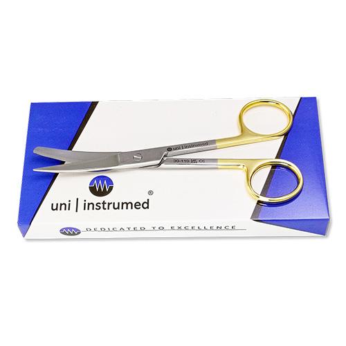 Chirurgische Verbandsschere, stumpf/ spitz gebogen TC 145 mm, 1 Stück