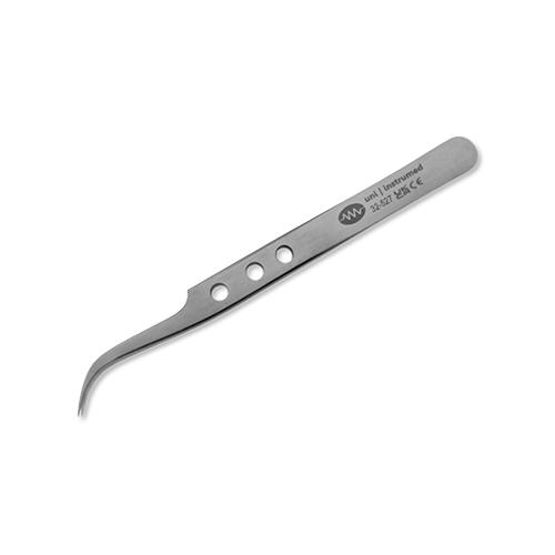 Extraktionspinzette horizontale Zahnung, gebogen, 1 Stück