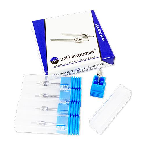 FUE-Stanze gezahnt 0,90–3,50 mm 5er-Pack 