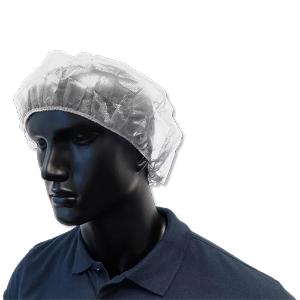 Einmal-OP-Hauben,weiß Barettform