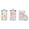 Vorratsglas Lebkuchenfiguren/Zuckerstange, aus Glas, 8 x 15 x 8 cm, 300 ml, 1 Set