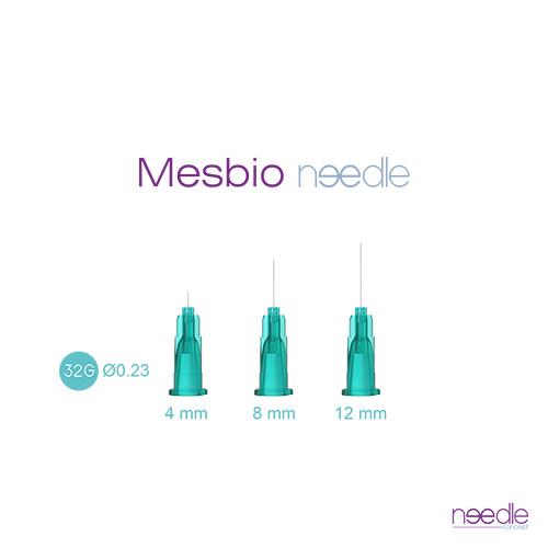 Mesbio Needle, Intradermale + subkutane Mirkonadel, 32G 8mm, 100 Stück
