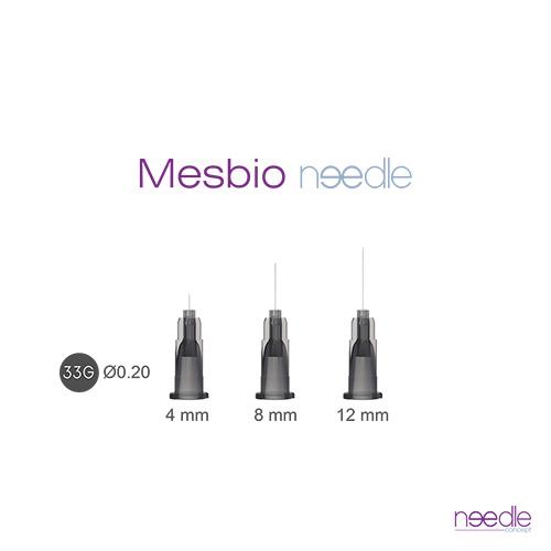 Mesbio Needle, Intradermale + subkutane Mirkonadel, 33G 8mm, 100 Stück