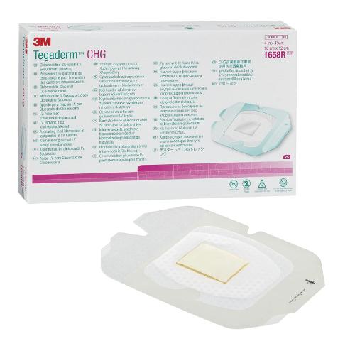 Tegaderm™ CHG Chlorhexidingluconat I.V. Fixierverband, 25 Stück