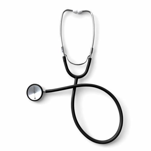 HS Flachstethoskop, Schlauchlänge: 55 cm, schwarz, 1 Stück