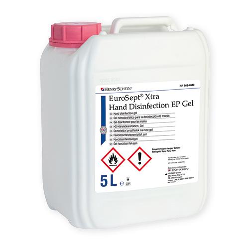 HS EuroSept Xtra Händedesinfektion Gel, 5 Liter Kanister