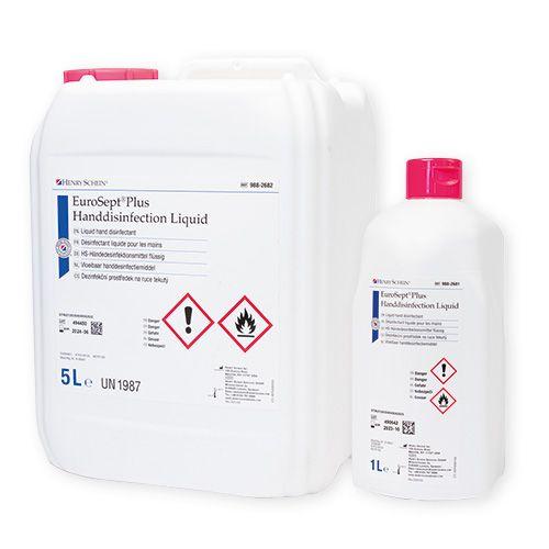 HS EuroSept Xtra Händedesinfektion, 500 ml Flasche