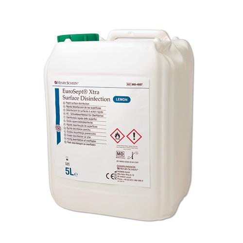 HS EuroSept Xtra Flächendesinfektion Lemon, 5 Liter Kanister