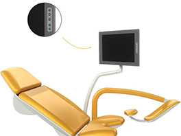 Henry Schein MED | Der FULL HD Bildschirm präsentiert die Details in brillanter Qualität.